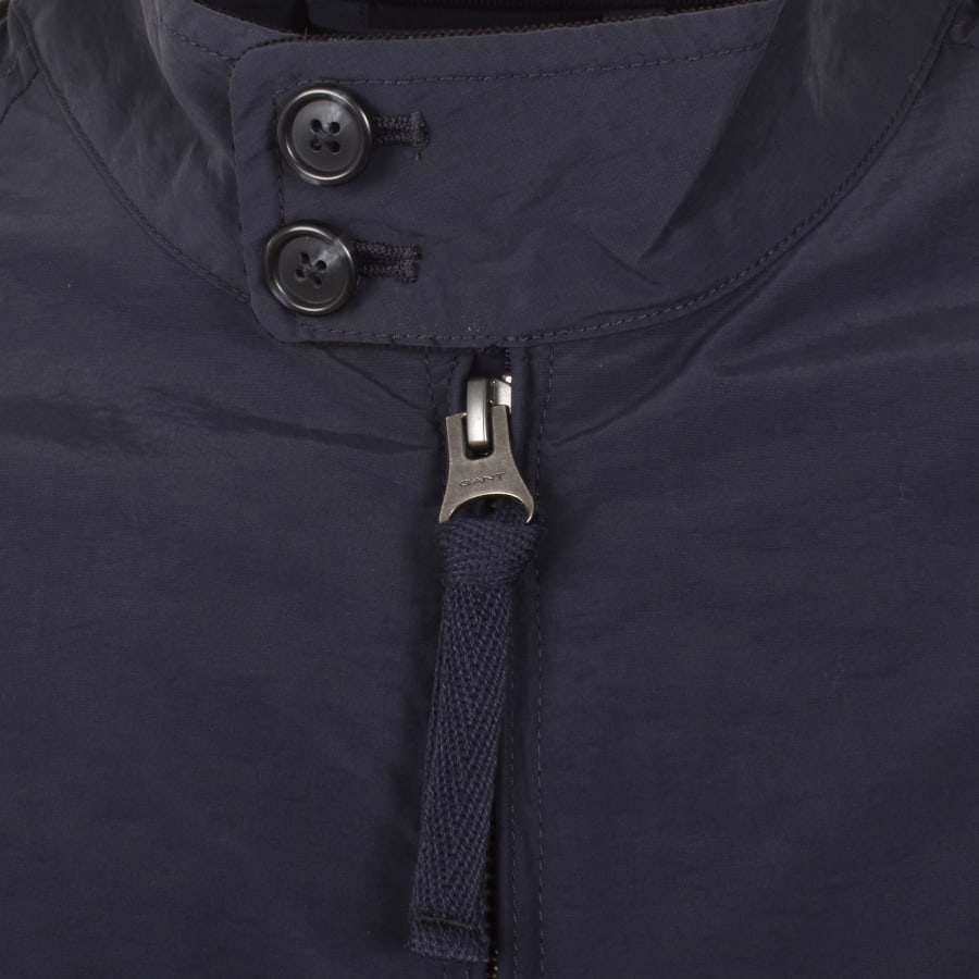 Gant Cotton Harrington Jacket Navy | Mainline Menswear